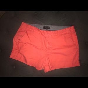BANANA REPUBLIC CORAL COTTON SHORTS